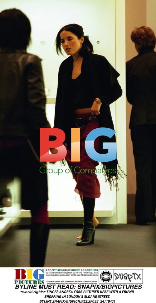 Andrea Corr Shopping in London