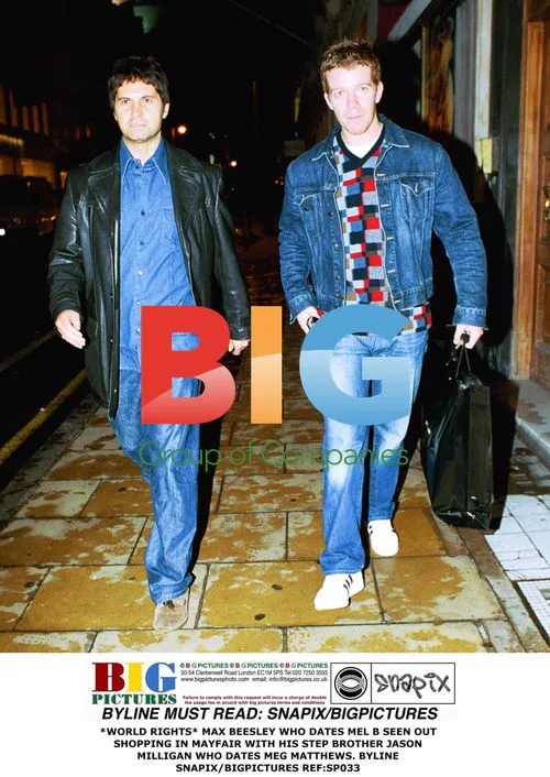 Max Beesley and Jason Milligan Shopping in Mayfair