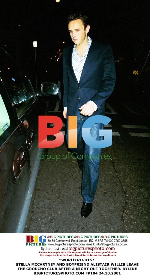 Stella McCartney and boyfriend Alistair Willis leave Groucho Club