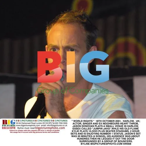 Jason Donovan Performs at Small Venue