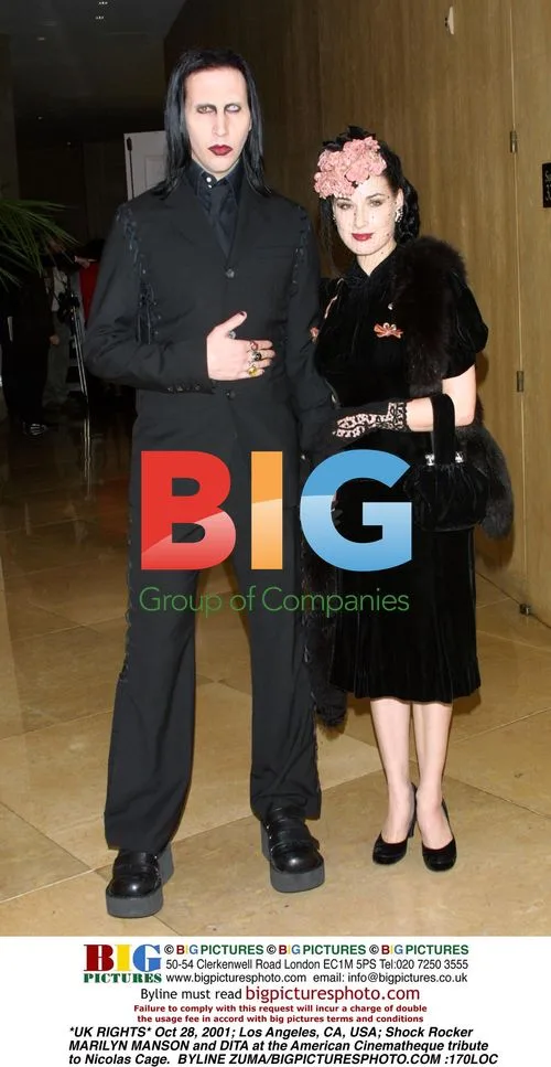 Marilyn Manson and Dita at Nicolas Cage Tribute