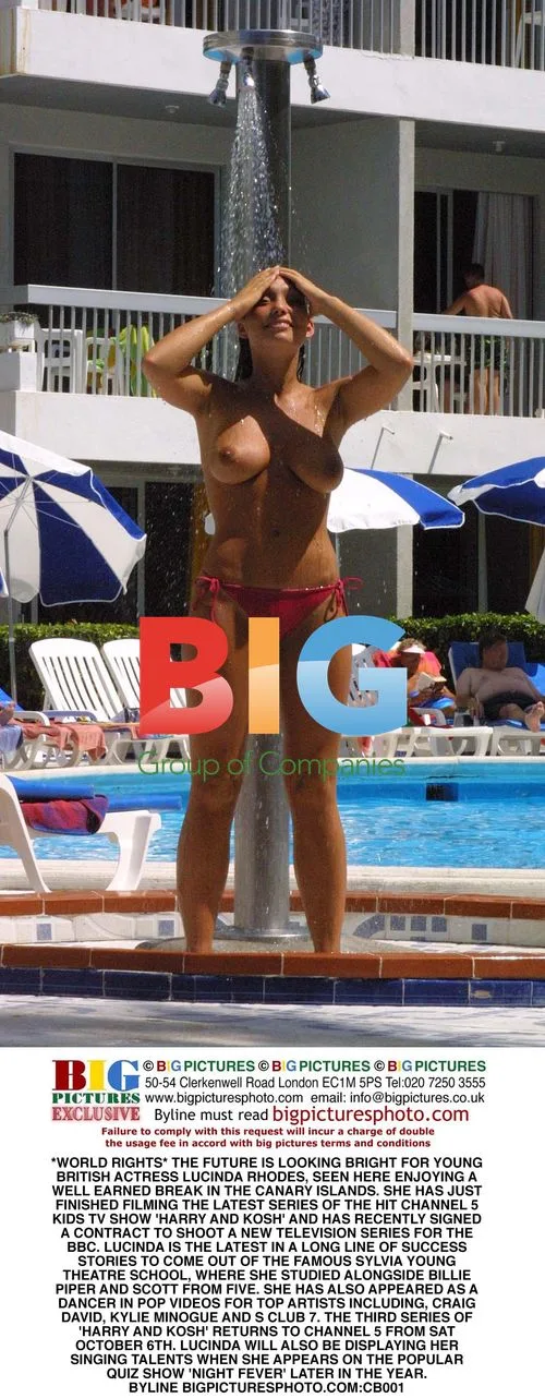 Lucinda Rhodes Relaxes in the Canary Islands