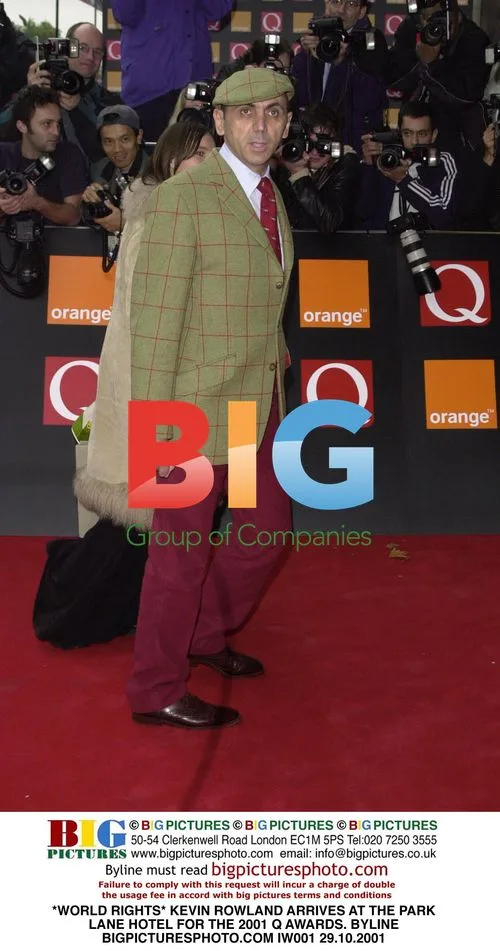 Kevin Rowland Arrives at Q Awards 2001