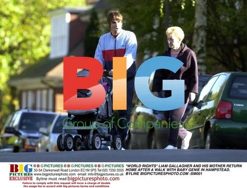 Liam Gallagher and Family Spotted in Hampstead