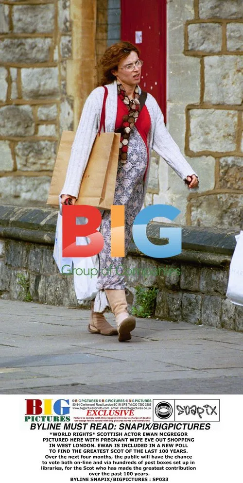 Ewan McGregor and Pregnant Wife Eve in London