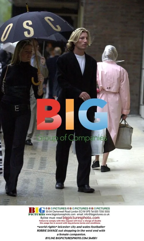Robbie Savage out shopping in London
