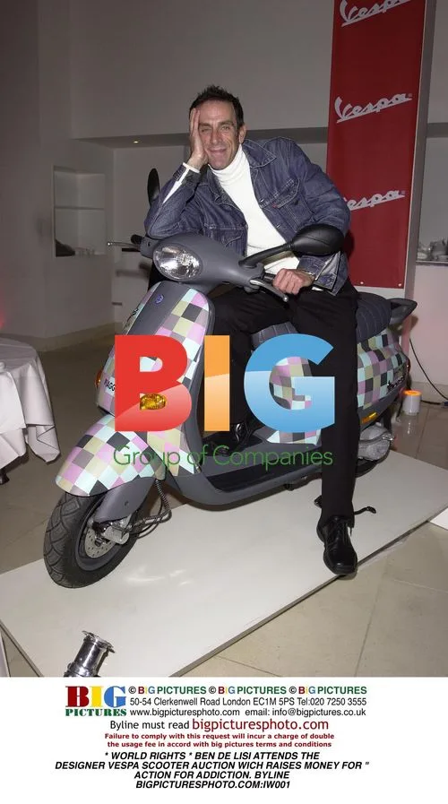 Ben De Lisi at Designer Vespa Auction