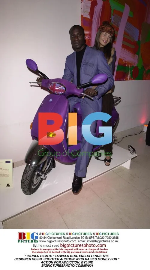 Ozwald Boateng at Vespa Fundraiser