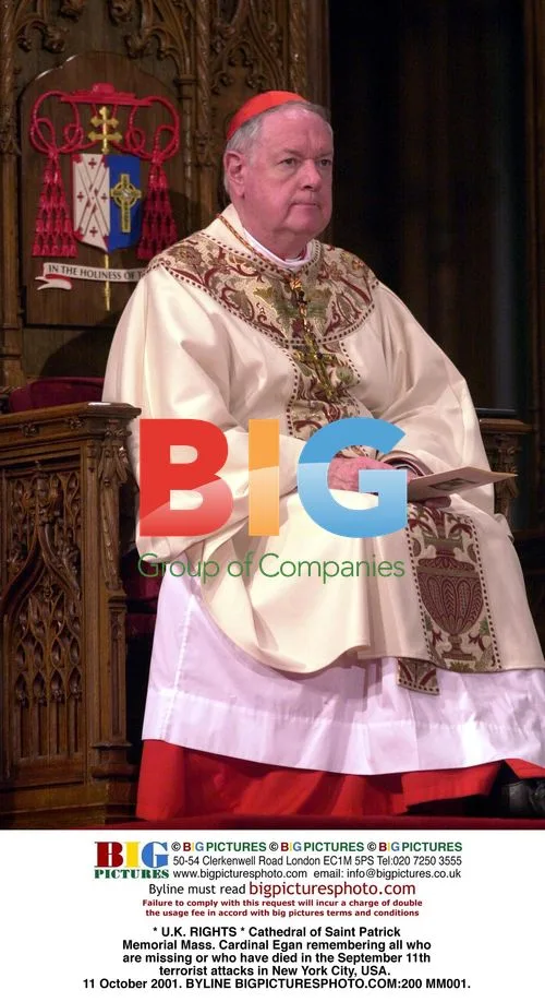 Cardinal Egan at Memorial Mass