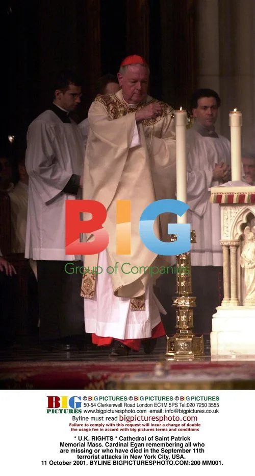 Cardinal Egan at 9/11 Memorial Mass