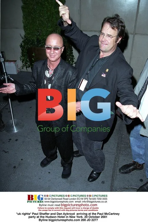 Paul Shaffer and Dan Aykroyd at Paul McCartney Party