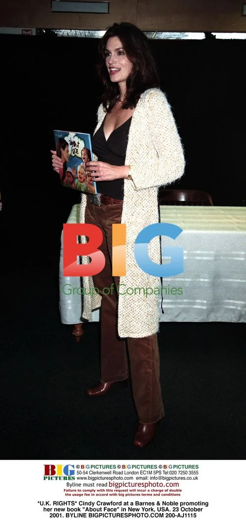 Cindy Crawford promotes book "About Face"