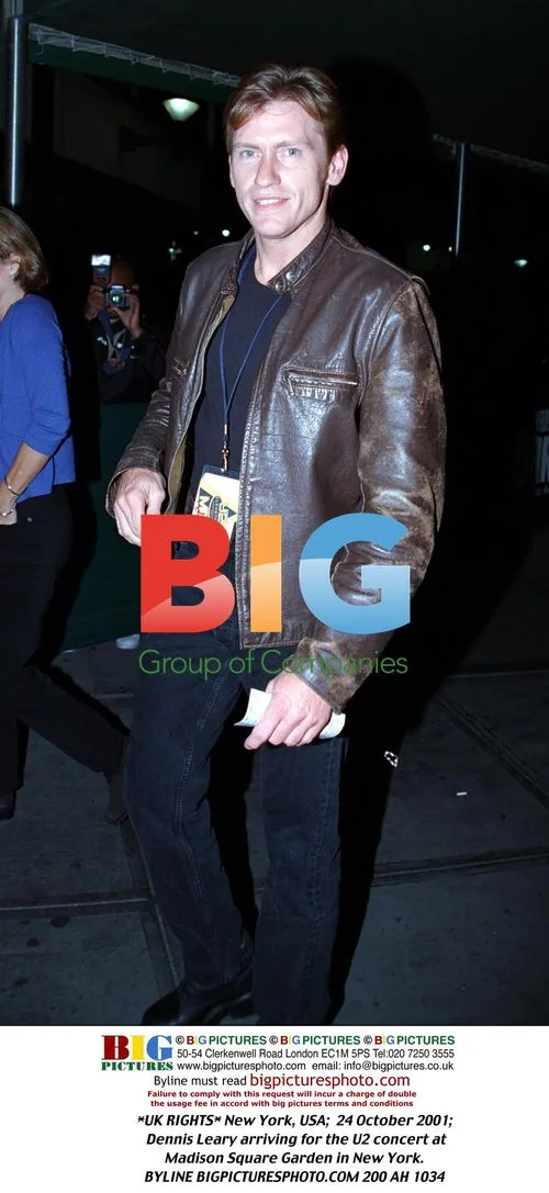 Dennis Leary Arrives for U2 Concert