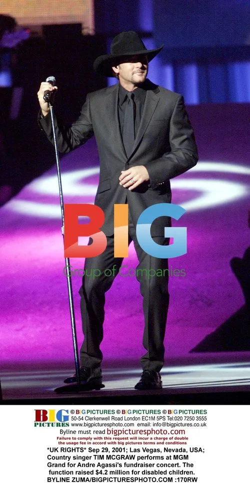 TIM MCGRAW Performs at MGM Grand