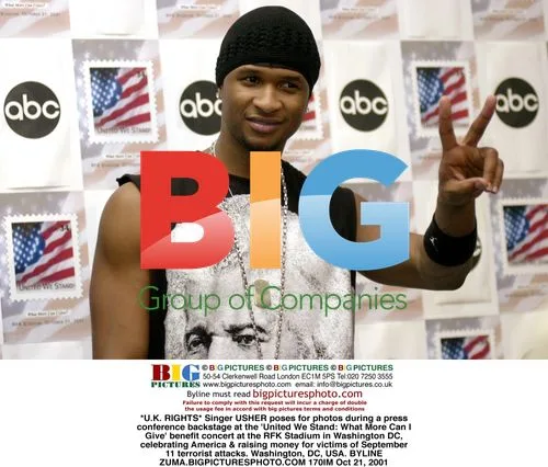 Usher at United We Stand Benefit Concert