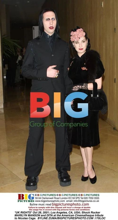 Marilyn Manson and Dita at Nicolas Cage Tribute