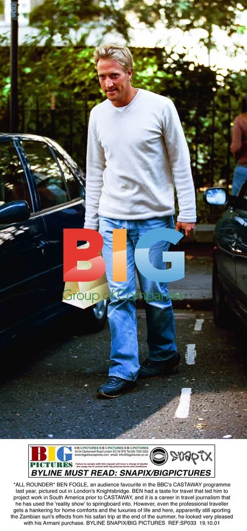 Ben Fogle, 'Castaway' star, shopping in Knightsbridge