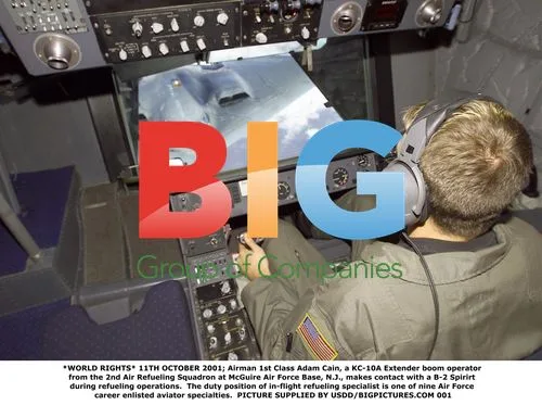 Airman Refuels B-2 Stealth Bomber
