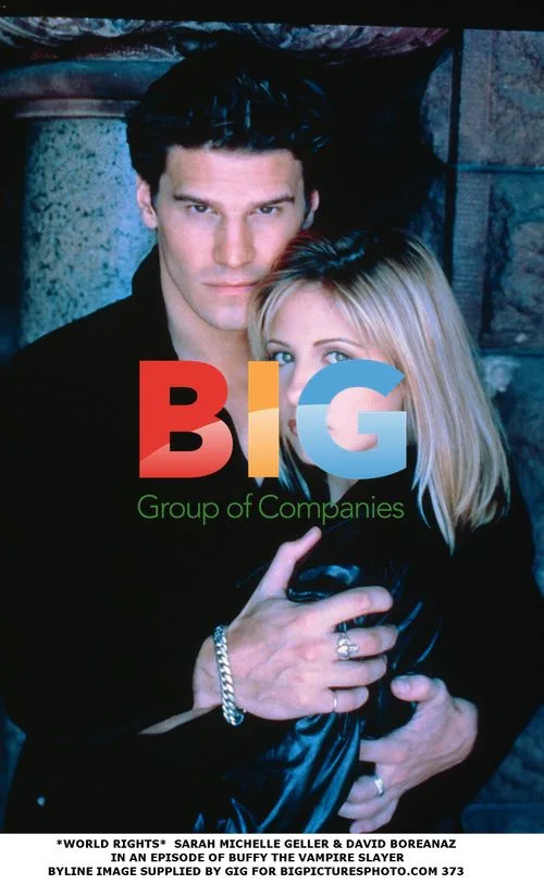Sarah Michelle Geller & David Boreanaz in Buffy
