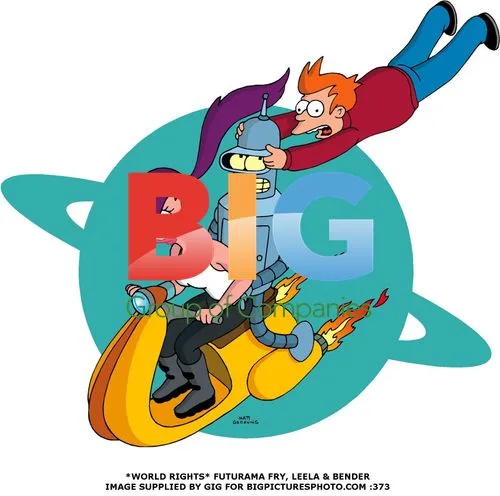 FUTURAMA FRY, LEELA & BENDER