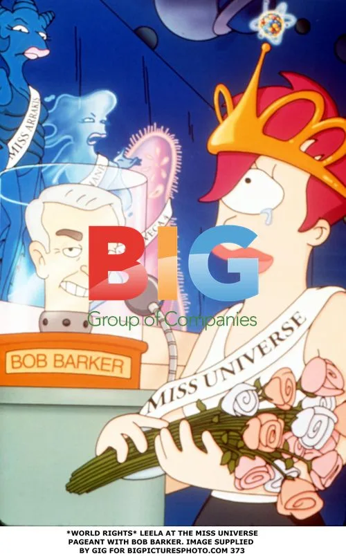 Leela at Miss Universe Pageant with Bob Barker