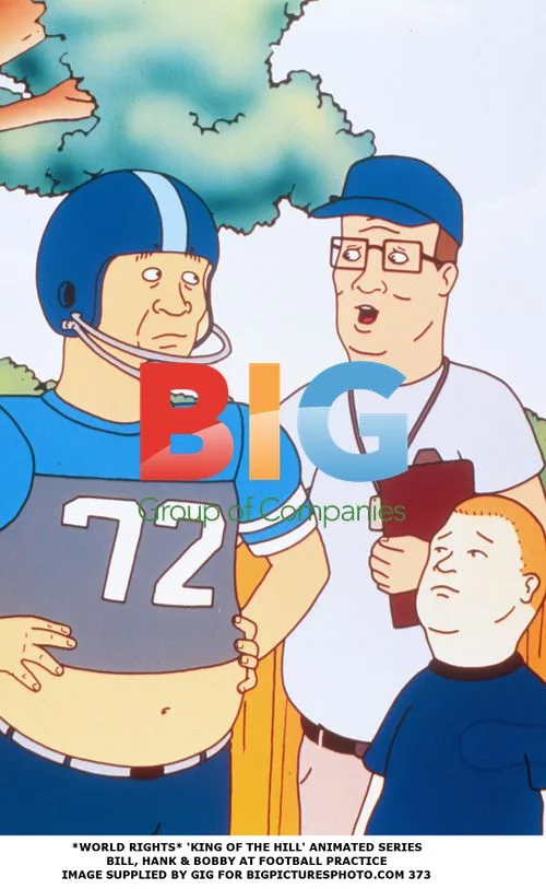 King of the Hill Cast at Football Practice