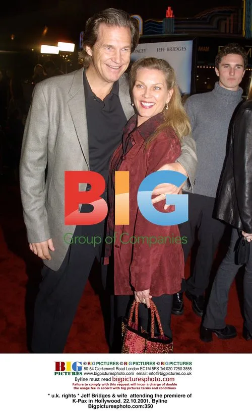 Jeff Bridges & Wife at K-Pax Premiere