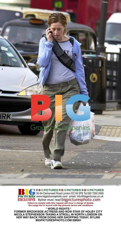 Nicola Stephenson Out Shopping in North London