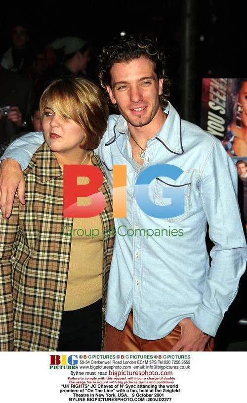 JC Chavez of N' Sync at 'On The Line' Premiere