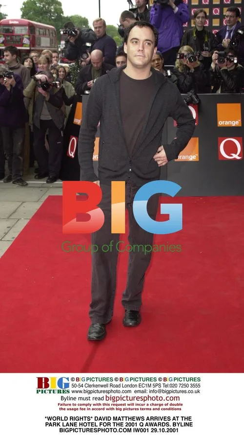 David Matthews at 2001 Q Awards