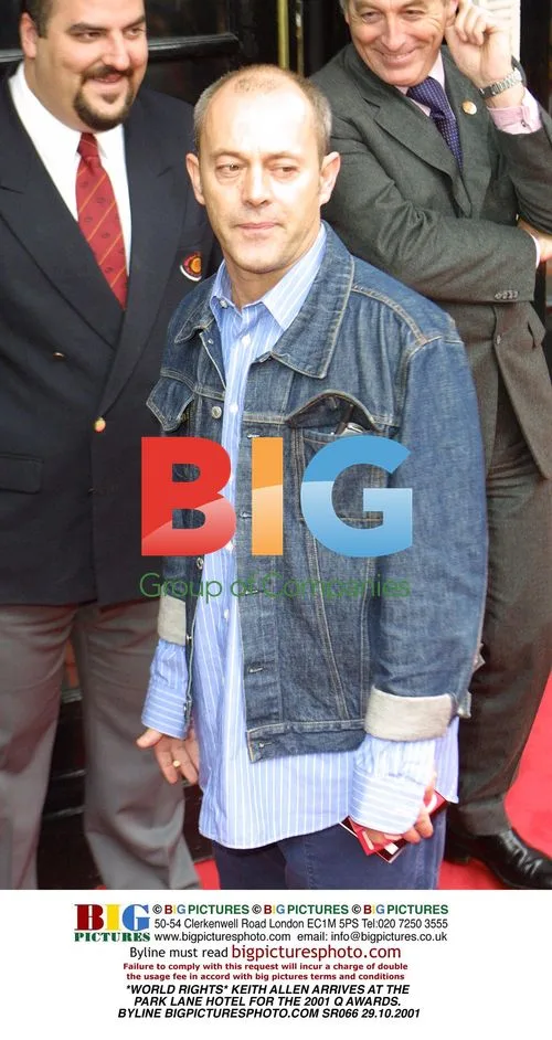 Keith Allen Arrives at 2001 Q Awards
