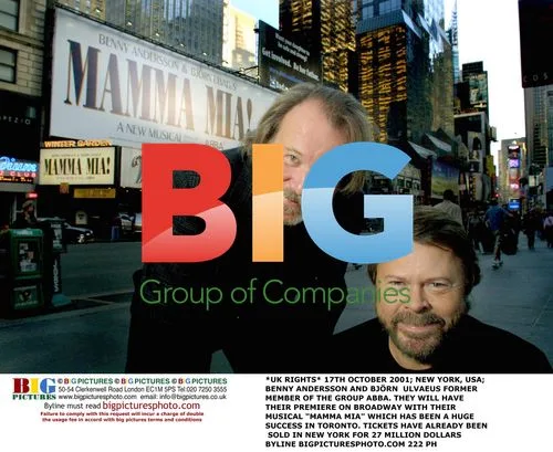 ABBA Members Benny Andersson and Bjrn Ulvaeus Promote Broadway Debut