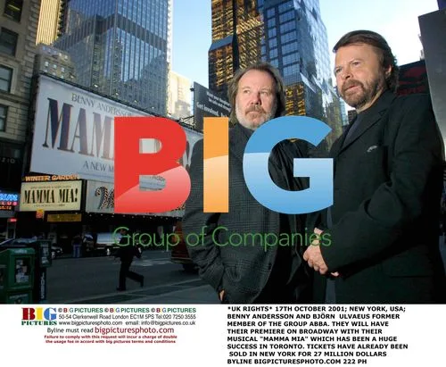 ABBA Members Benny Andersson and Bjrn Ulvaeus Preview Broadway's 'Mamma Mia'