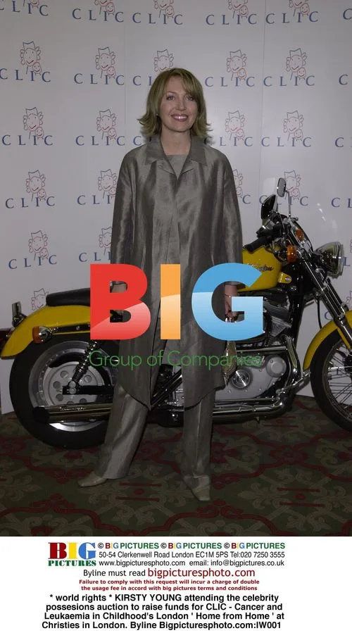 KIRSTY YOUNG at celebrity auction for CLIC charity