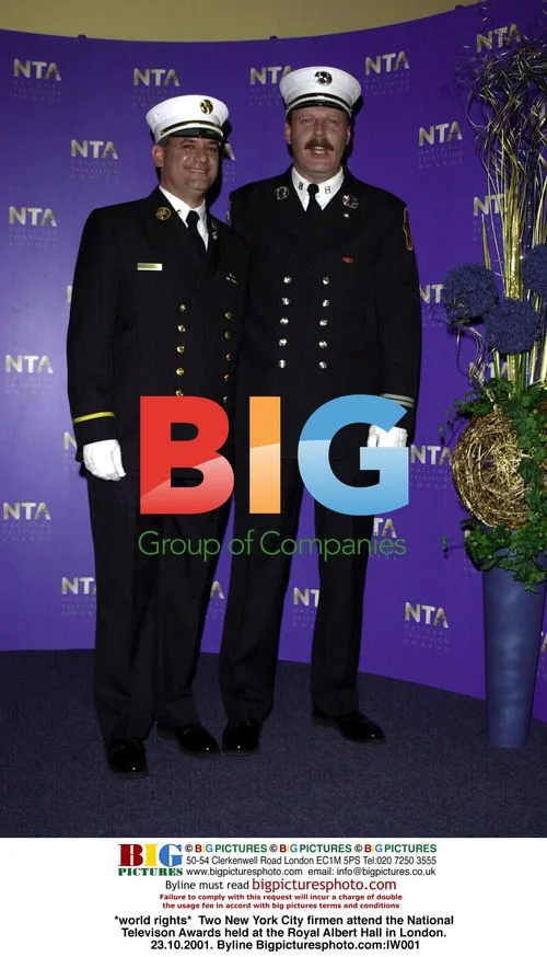 Firemen Attend National TV Awards in London