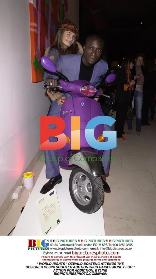 Ozwald Boateng at Designer Vespa Auction