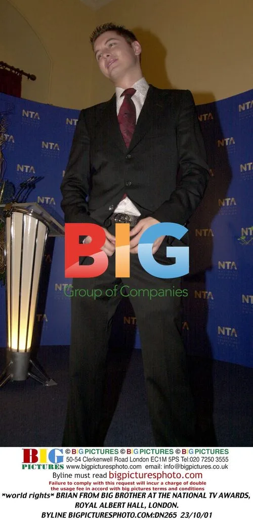 BRIAN FROM BIG BROTHER AT NATIONAL TV AWARDS