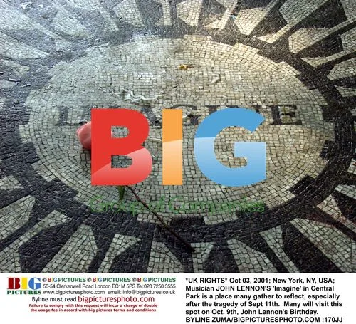 John Lennon's 'Imagine' site in Central Park