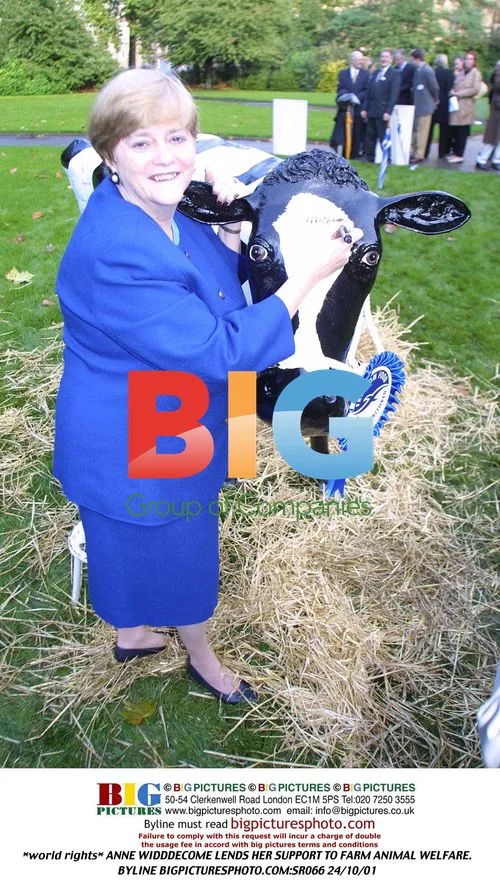 ANNE WIDDDECOME LENDS SUPPORT TO FARM ANIMAL WELFARE