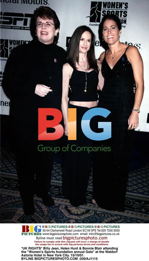 Billy Jean, Helen Hunt & Bonnie Blair at Women's Sports Gala