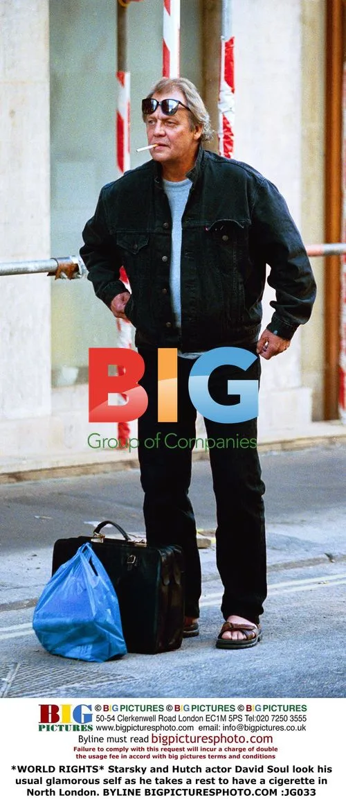 David Soul seen taking a smoke break in North London