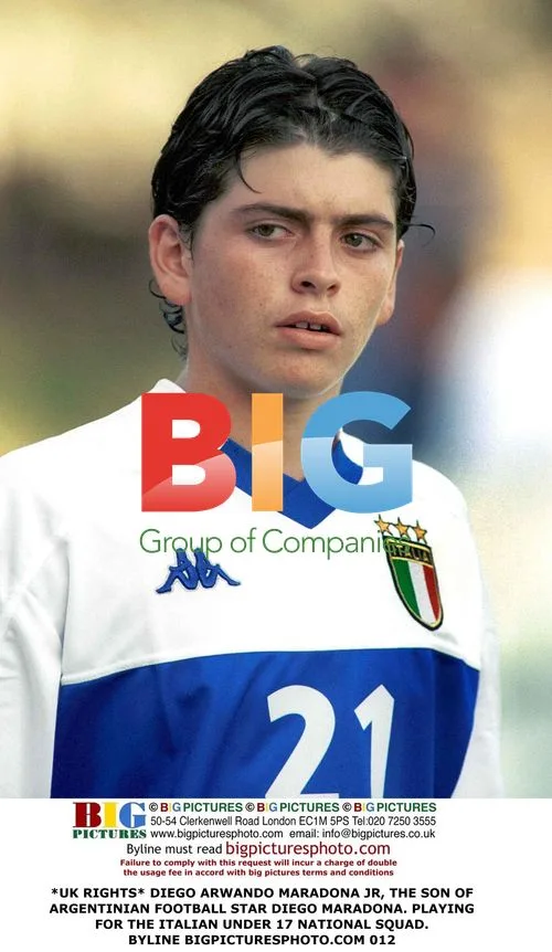 Diego Arwando Maradona Jr., son of Diego Maradona