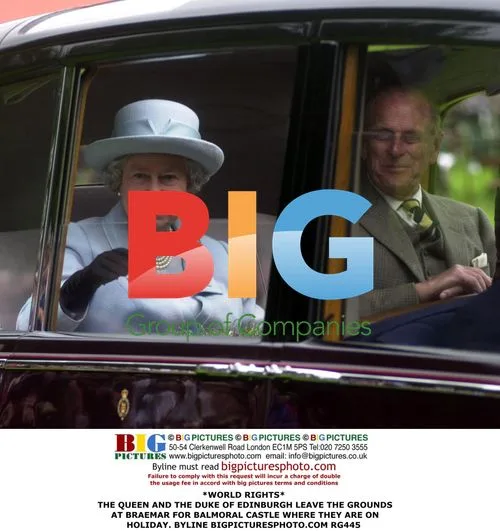 The Queen and the Duke of Edinburgh Leave Braemar for Balmoral