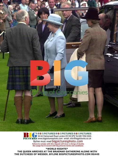 The Queen arrives at Braemar Gathering