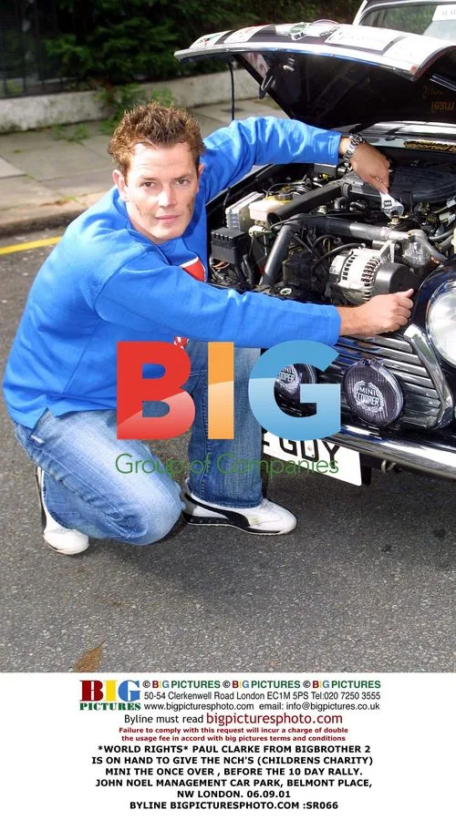 Paul Clarke from Big Brother 2 at NCH Car Park
