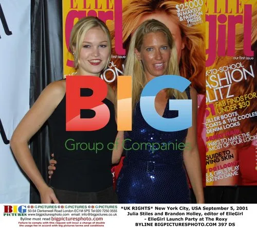 Julia Stiles and Brandon Holley at ElleGirl Launch