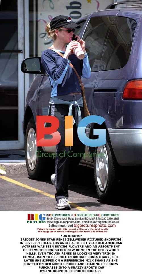 Rene Zellwegger shops in Beverly Hills