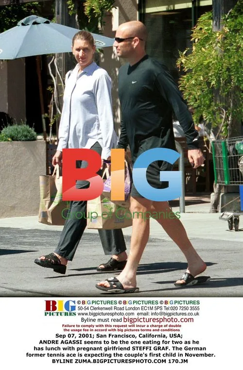Andre Agassi and Steffi Graf Lunch