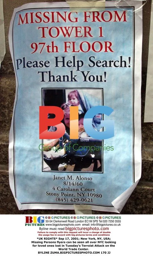 Missing Persons Flyers in NYC