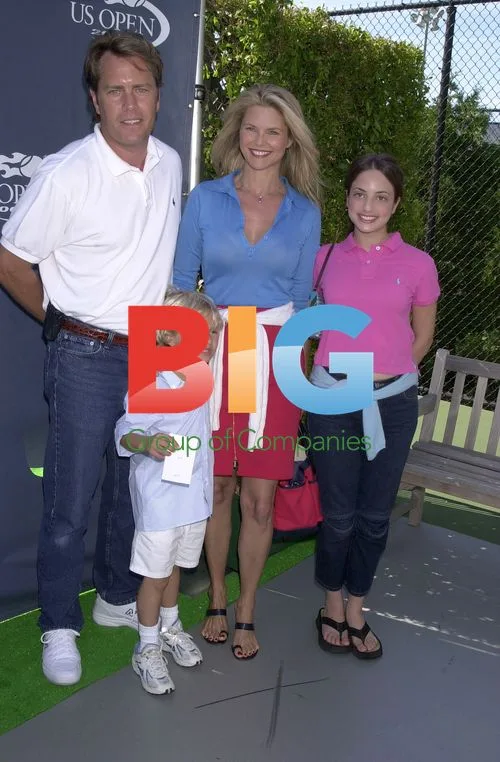 Christy Brinkley and Family at US Open